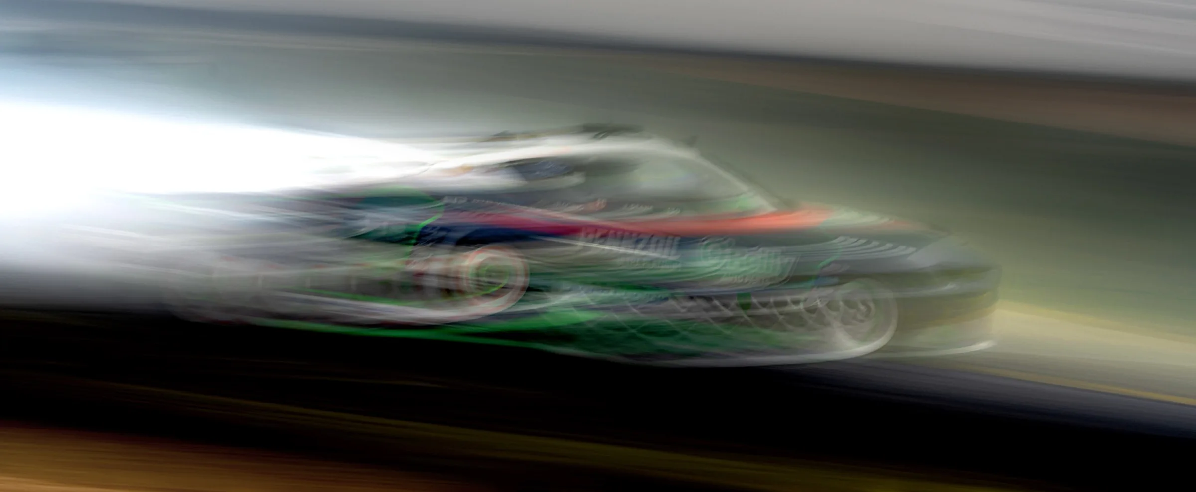 Panning motorsport action